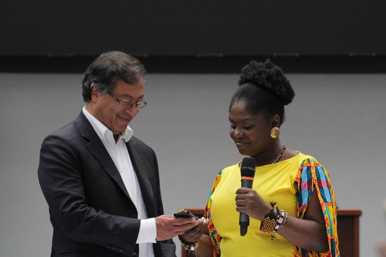 Gustavo Petro y Francia Márquez. Foto:  campaña Gustavo Petro.