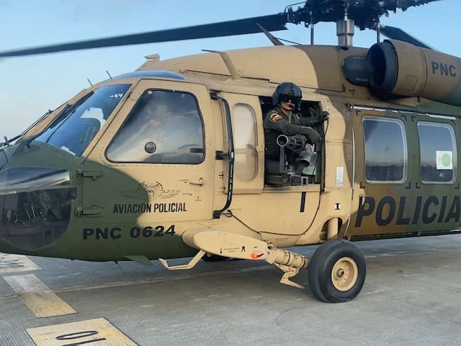 Black Hawk de Estados Unidos en Colombia. Foto: W Radio