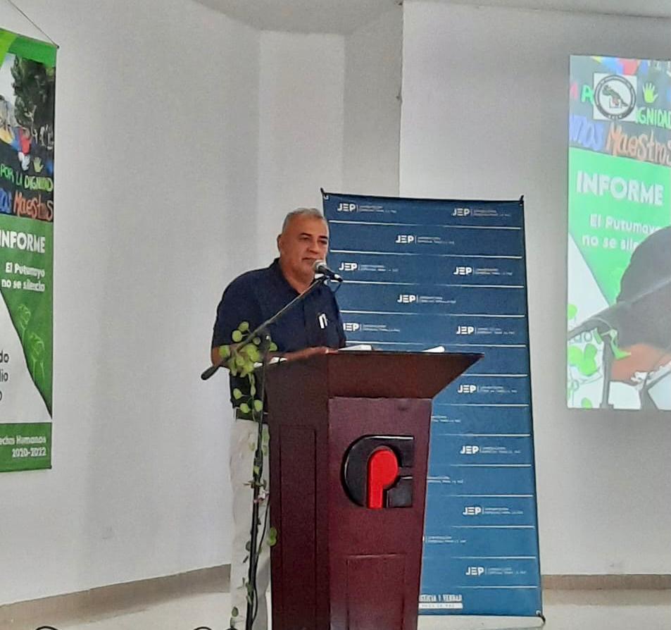 Denuncian en la JEP más de 10 casos de violencia contra docentes en Putumayo. Foto: Cortesía: JEP