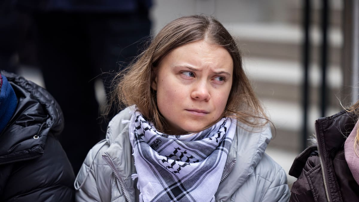La activista Greta Thunberg, detenida en Londres por apoyar a presos de Acción Palestina