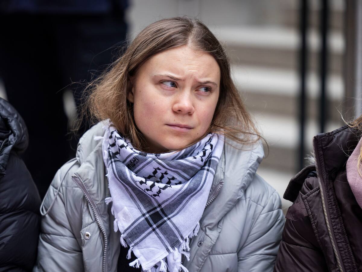 La activista Greta Thunberg, detenida en Londres por apoyar a presos de Acción Palestina