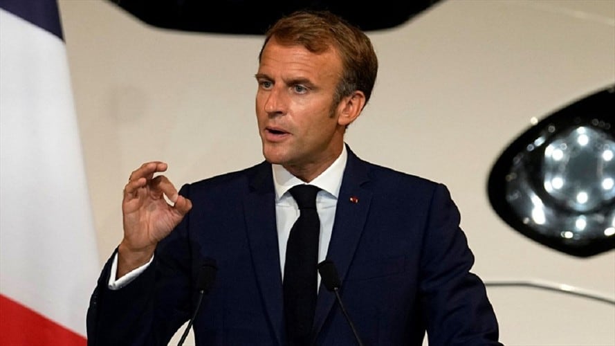 Michel-Ange Flori, de 62 años, fue condenado por "injuria pública" contra el mandatario francés. Foto: MICHEL EULER / POOL / AFP