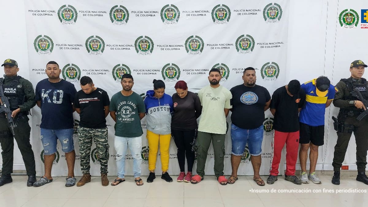A la cárcel nueve presuntos integrantes del Clan del Golfo señalados de extorsiones en Córdoba