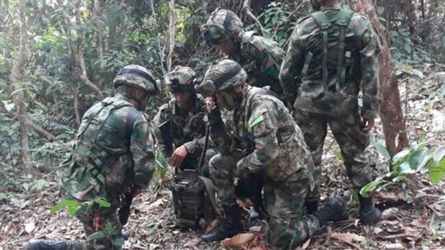 Ejército neutraliza intención terrorista del Clan del Golfo en el sur de Córdoba. Foto: Ejército Nacional