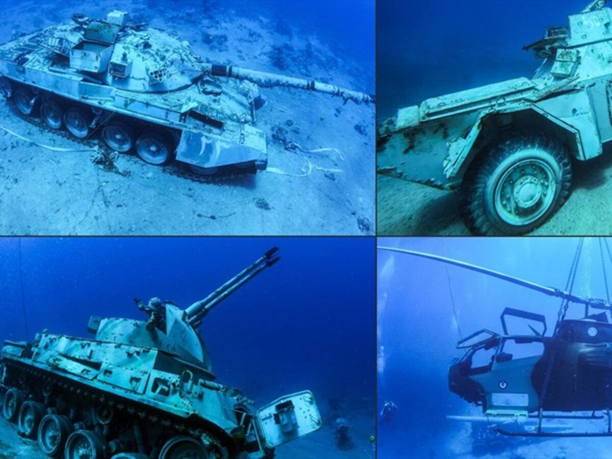 Jordania inaugura un museo militar submarino en el mar Rojo
