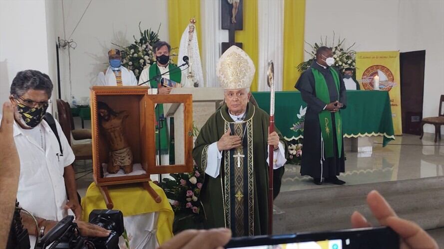 El arzobispo de Cali afirmó que la paz ha tenido un retroceso durante el gobierno del presidente Iván Duque. Foto: Cortesía