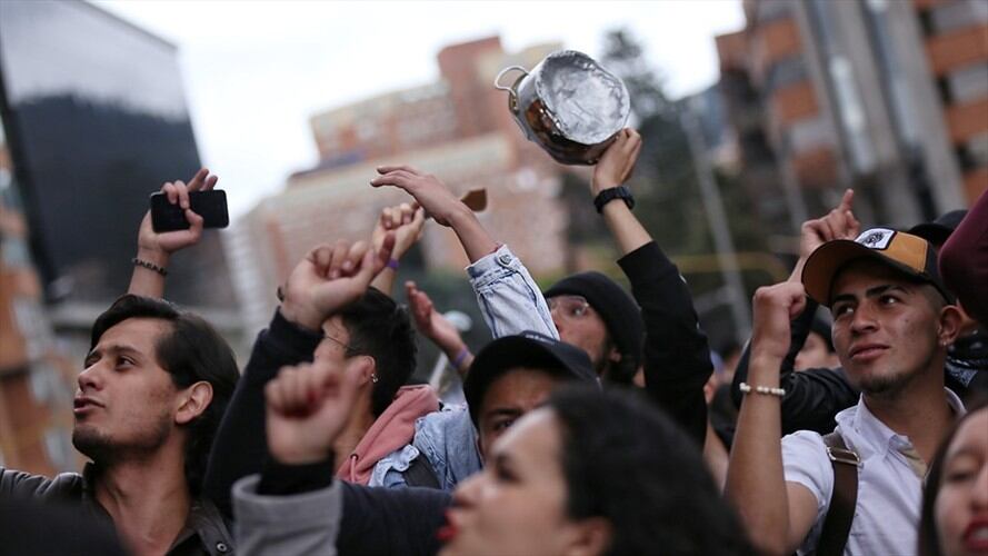 ¿Está de acuerdo con la propuesta de reglamentar la protesta social en el país?. Foto: Colprensa