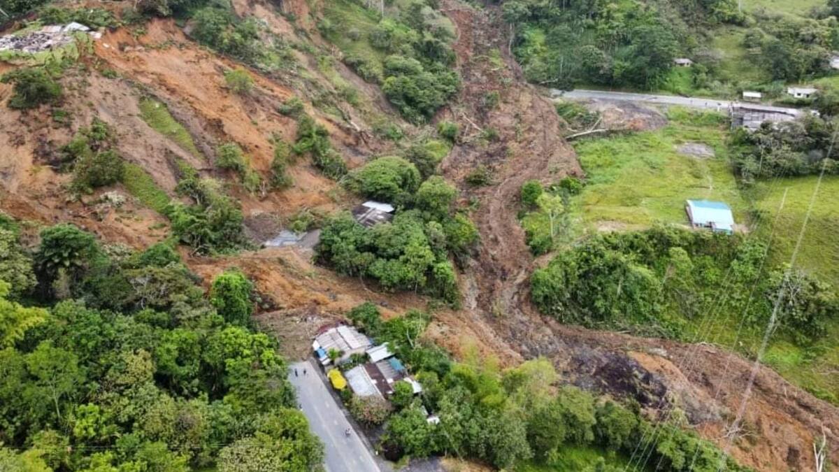 En directo: desabastecimiento en Pasto por derrumbe en vía Panamericana