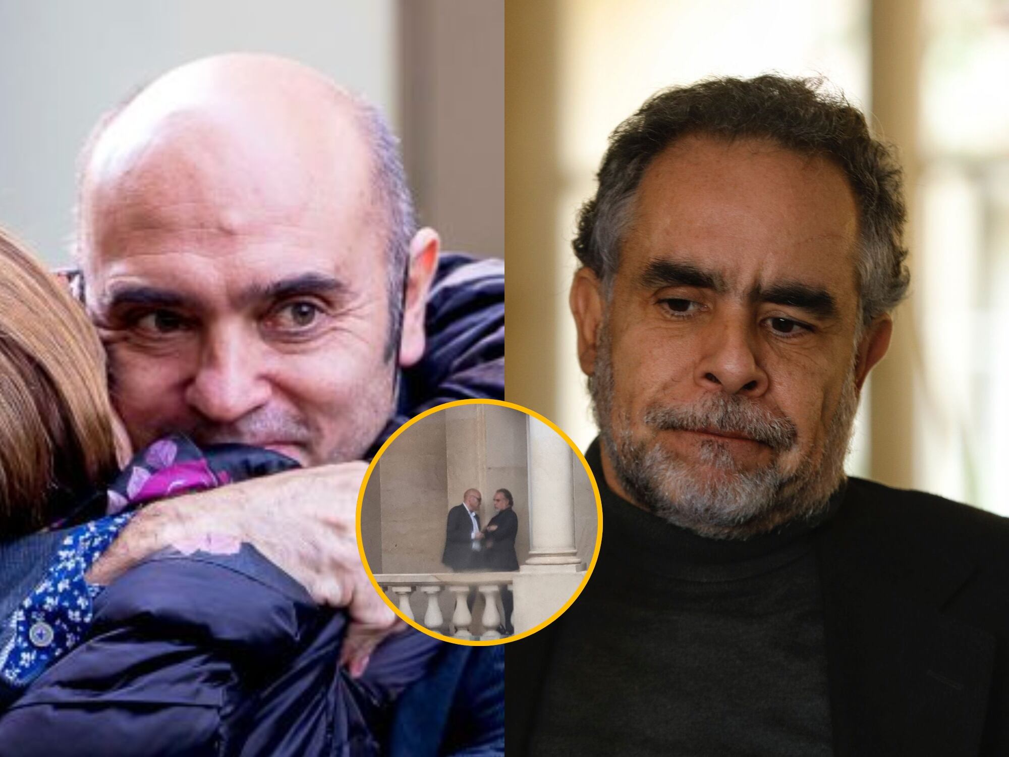 Xavier Vendrell y Armando Benedetti. Fotos: Getty Images y Colprensa.