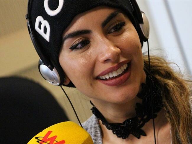 Jessica Cediel en La W. Foto: La W Con Vicky Dávila