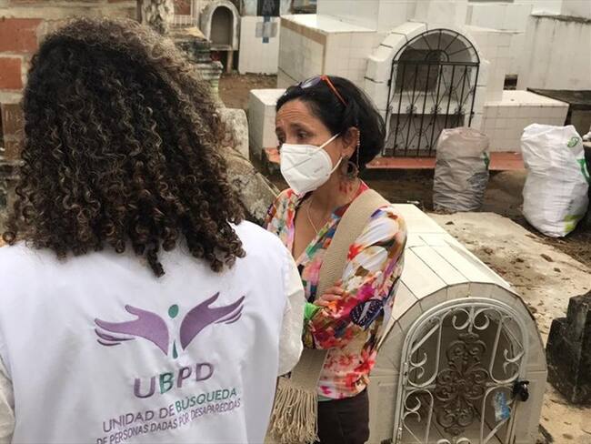 El cuerpo fue recuperado en el cementerio de San Onofre, en Sucre y la ceremonia se adelantó en el cementerio del Carmen de Bolívar. Foto: Cementerio de Carmen de Bolívar