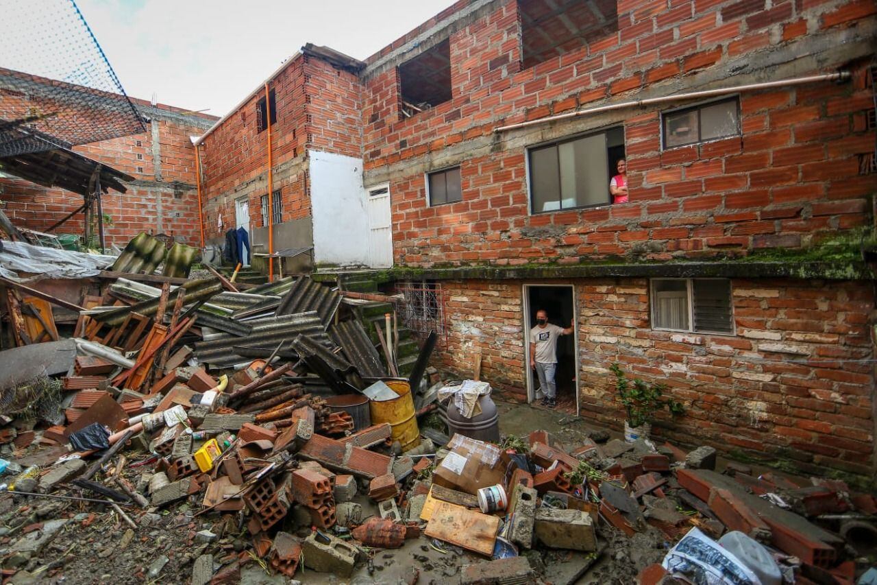 Emergencias por lluvias en Medellín. Foto: Alcaldía de Medellín