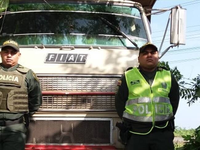 Dos capturados por hurto a tres furgones con mercancía valorizada en $700 millones. Foto: Policía Metropolitana de Barranquilla