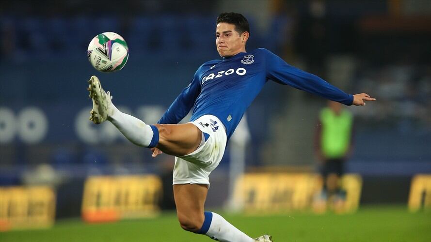 James Rodríguez, nominado al mejor jugador de la Premier. Foto: Getty