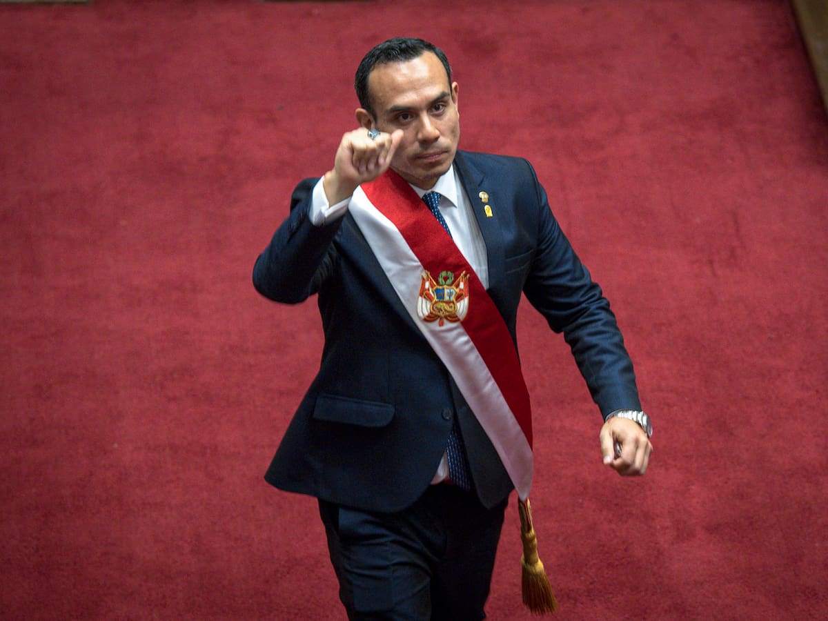 José Jerí, presidente interino de Perú, prometió construir bases de reconciliación en el país