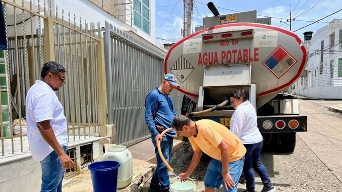 Con 15 carrotanques atienden emergencia por desabastecimiento de agua en Sincelejo, Sucre