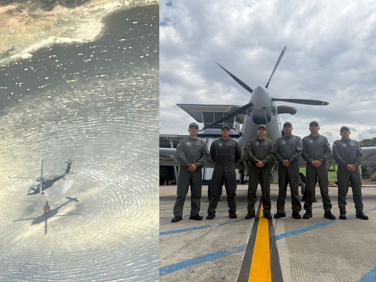 A bordo de los AT-802: así son las operaciones aéreas para combatir los incendios en Tolima