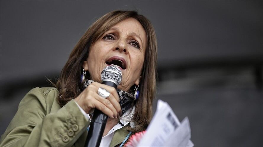 Ángela María Robledo reaccionó al fallo de la Corte Constitucional que la dejó sin una curul en la Cámara de Representantes. Foto: Colprensa