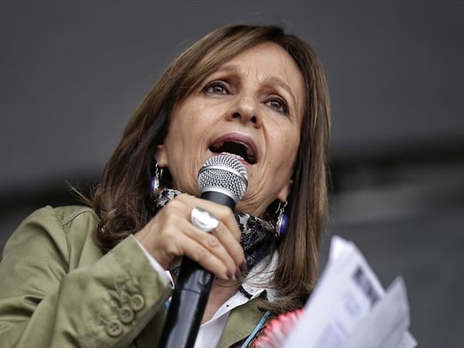Ángela María Robledo reaccionó al fallo de la Corte Constitucional que la dejó sin una curul en la Cámara de Representantes. Foto: Colprensa