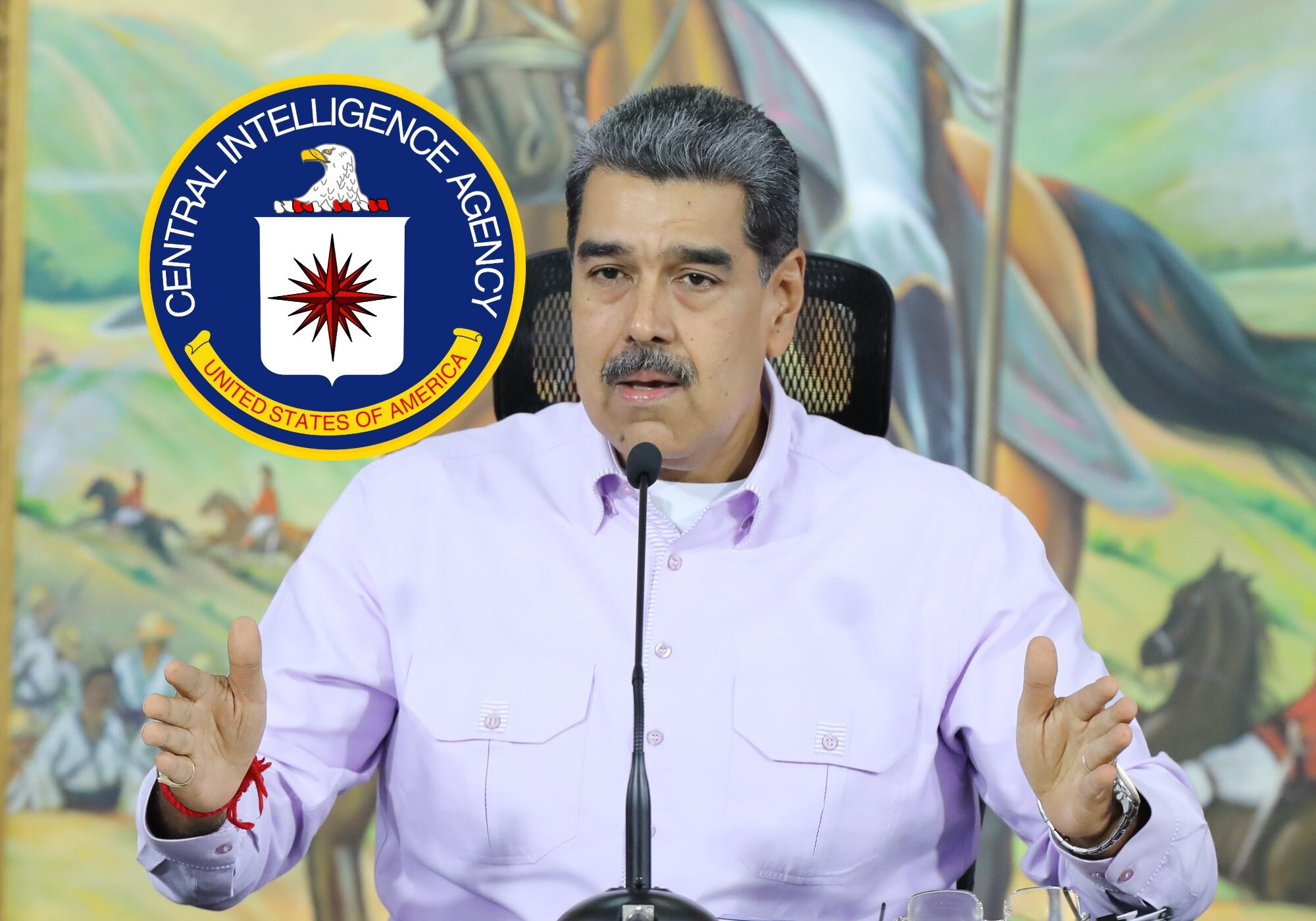Gobierno de Nicolás Maduro ve con “extrema alarma” uso de la CIA como “amenaza” contra Venezuela. Foto: EFE.