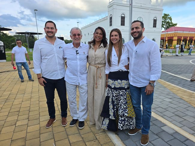 Jesús Pérez Benito- Revollo, gerencia de la RAP Caribe; Eduardo Verano De La Rosa, gobernador del Atlántico; Lucy García, gobernadora de Sucre; Elvia Milena Sanjuán, gobernadora del Cesar, y Erasmo Zuleta, gobernador de Córdoba.
