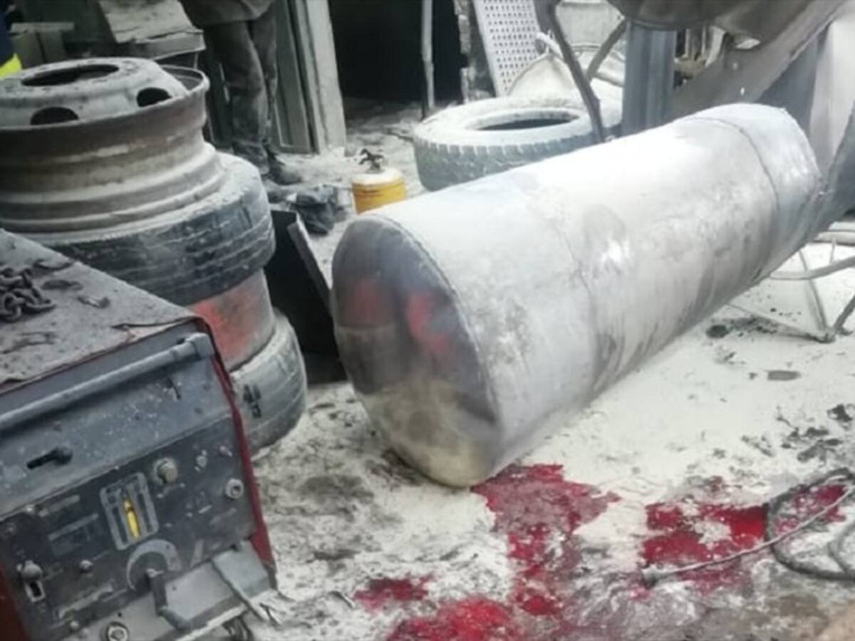 Explosión en Girón dejó una persona muerta y otra gravemente herida