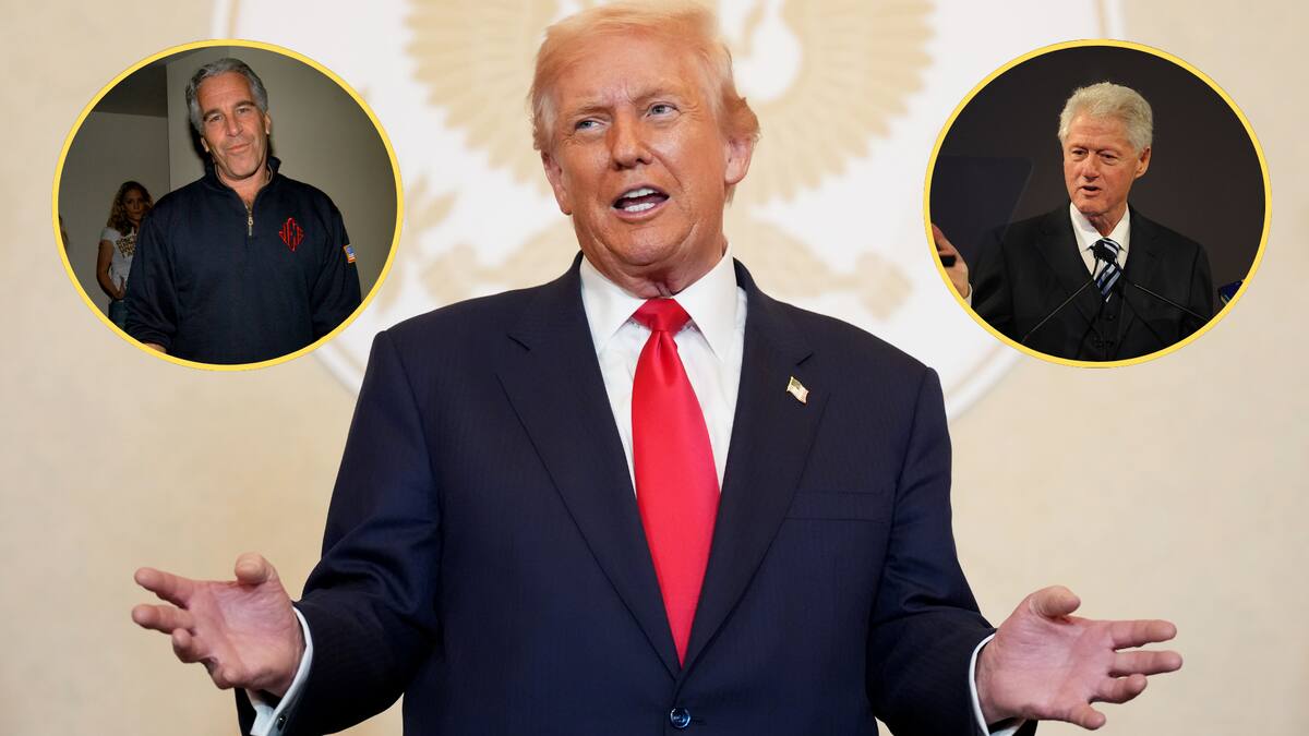 Trump afirmó que solicitará investigación sobre vínculos de Bill Clinton y otros con Epstein