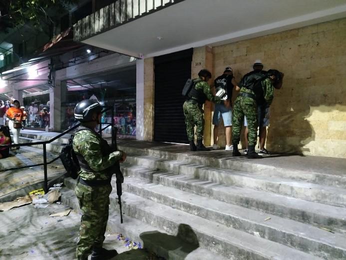 Patrullajes del Ejército en Barranquilla: Foto: Alcaldía Distrital de Barranquilla.