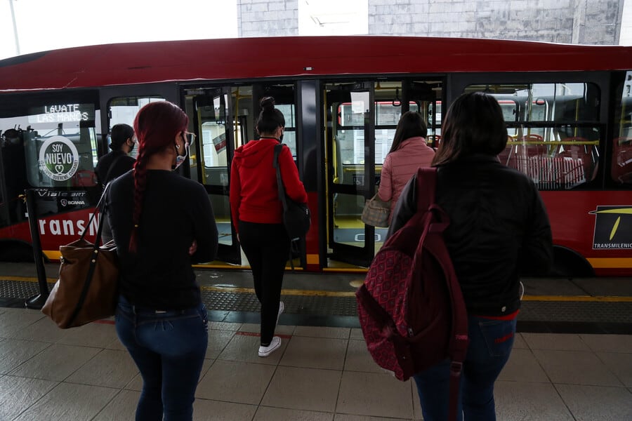 TransMilenio. Foto: Colprensa.