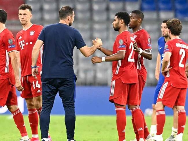 El Bayern de Múnich contra Chelsea. Foto: AFP
