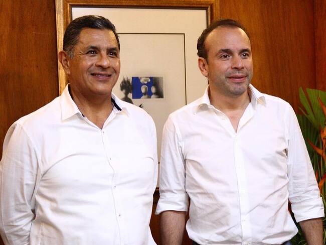 Jorge Iván Ospina y Alejandro Eder. Foto: Instagram @alejoeder