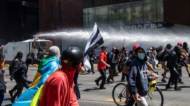 Protestas en Chile. Foto: Getty Images.