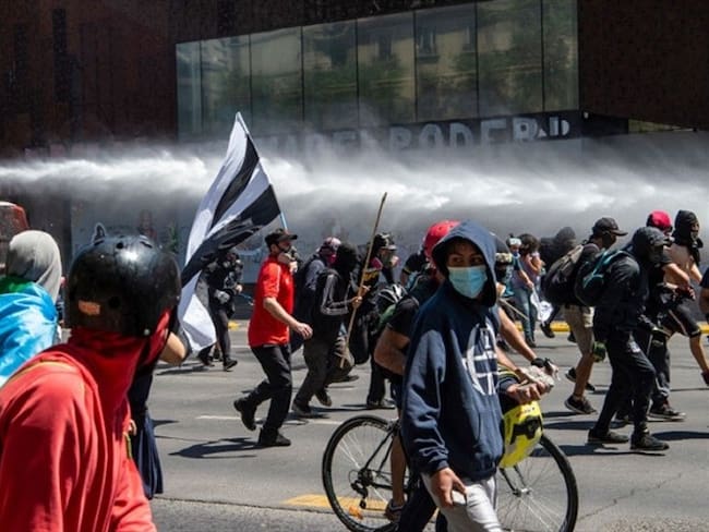 Protestas en Chile. Foto: Getty Images.