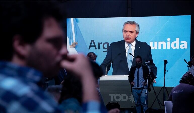 Alberto Fernández, presidente de Argentina. Foto: Tomas Cuesta/Getty Images