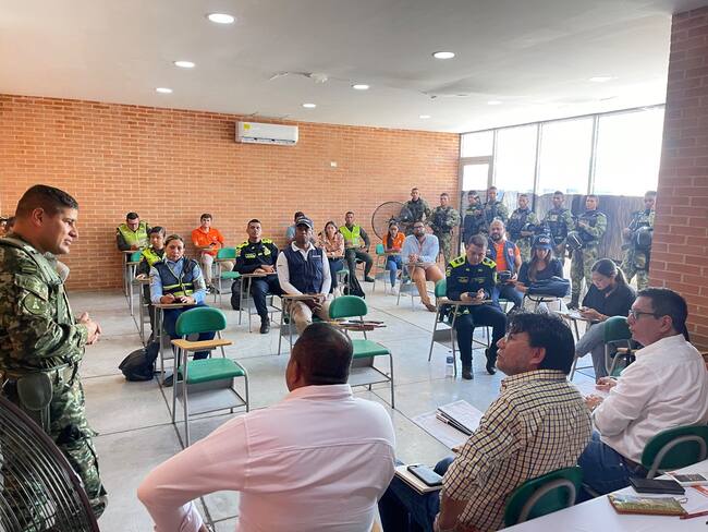 Foto: Reunión en el Mercado Público/ Alcaldía de Santa Marta