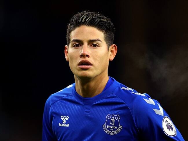 Buen partido de James Rodríguez ante el Wolverhampton. Foto: Richard Heathcote/Getty Images