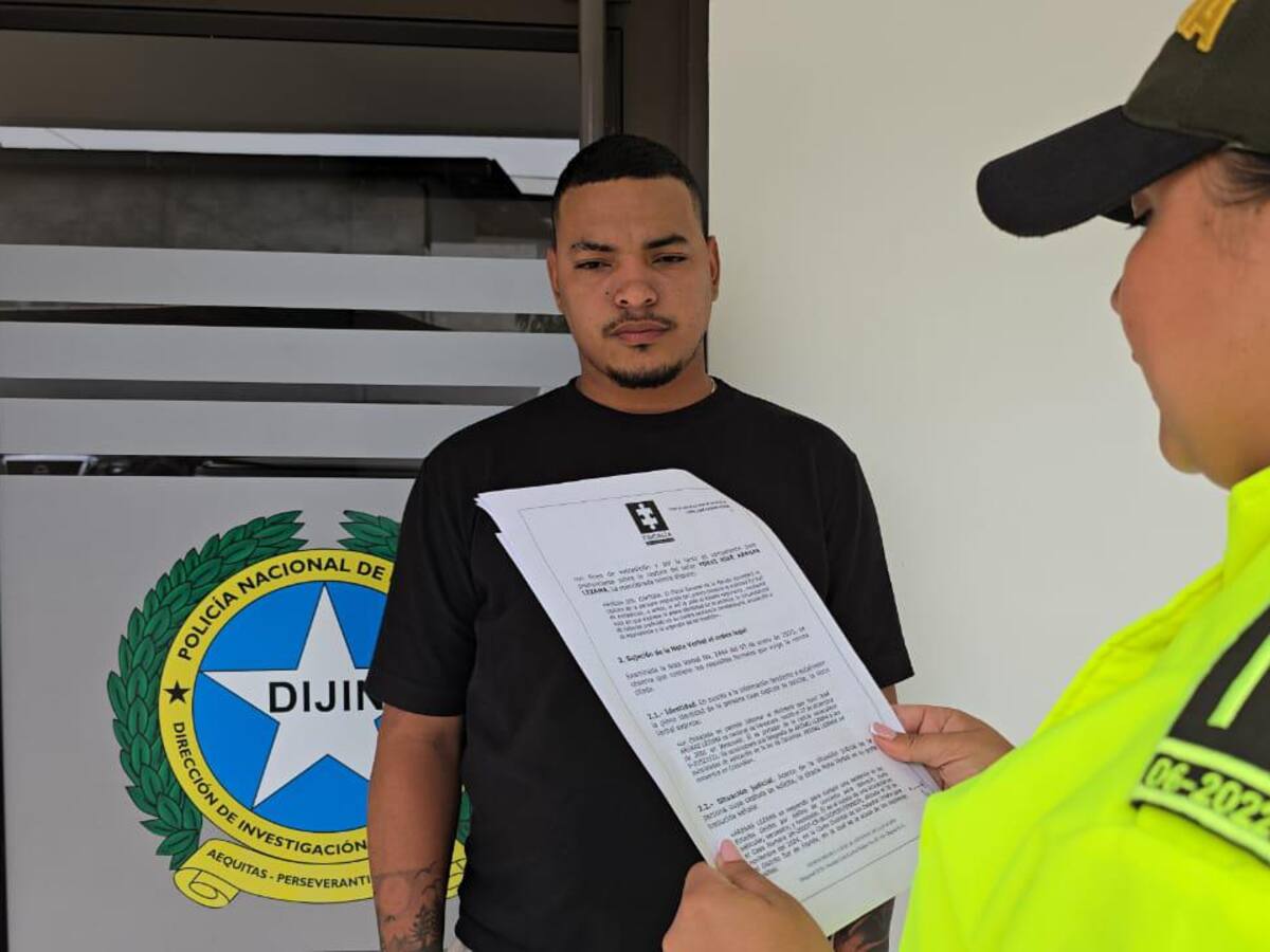 Capturado en Cali, alias ‘El Nene’, integrante del Tren de Aragua, pedido en extradición por EEUU