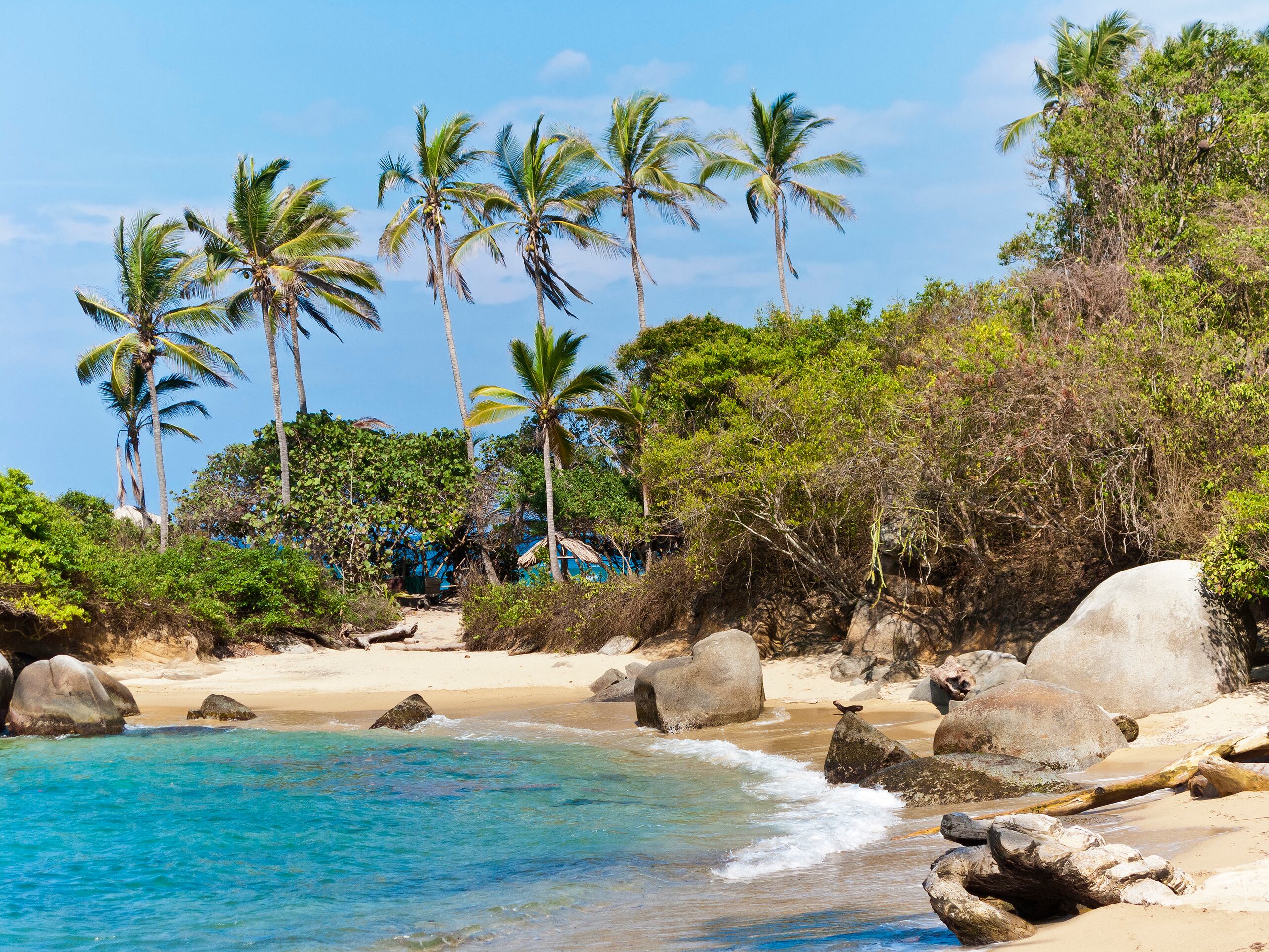 Playa en el Parque Tayrona (Getty Images)