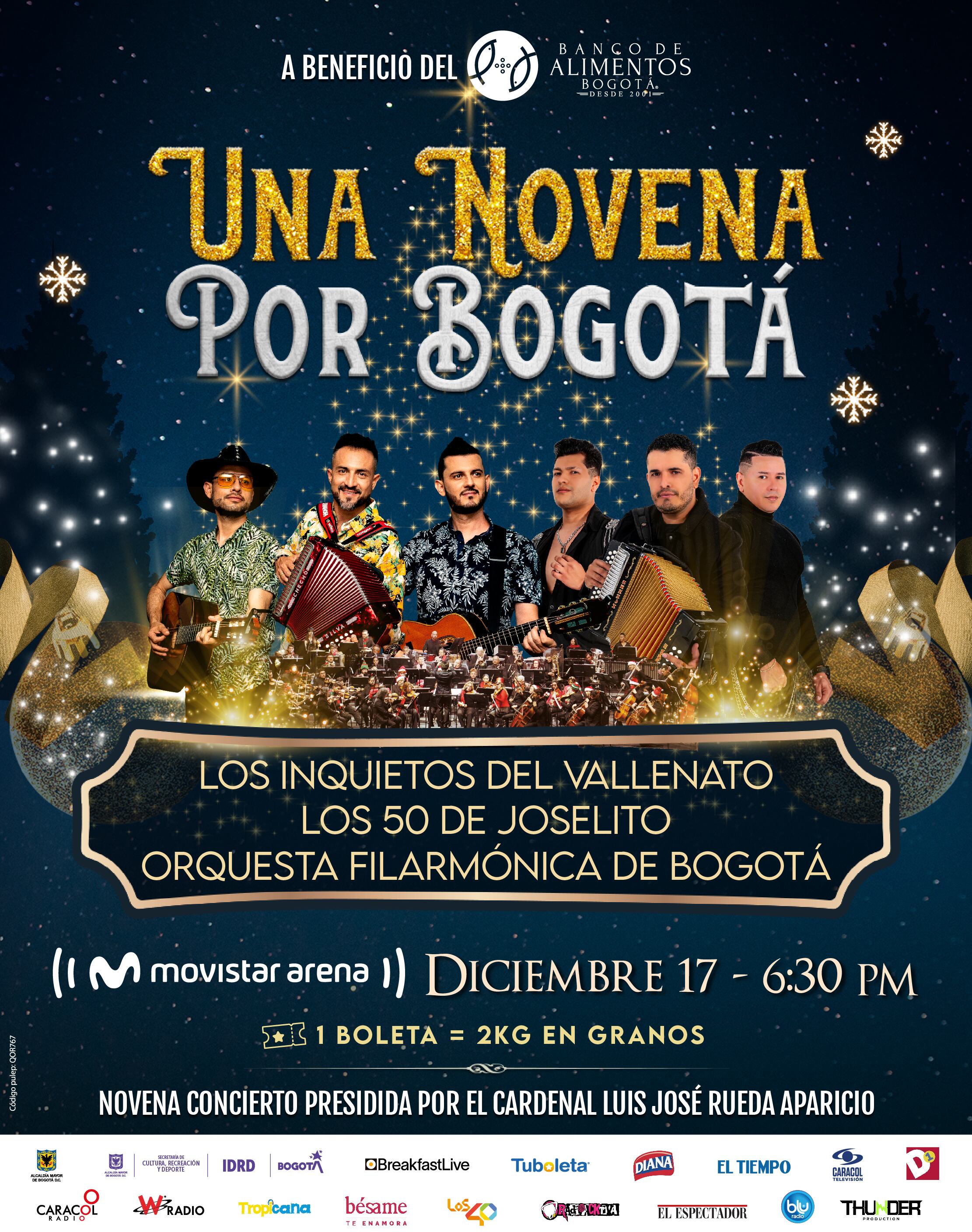 Una Novena por Bogotá. Foto: cortesía.