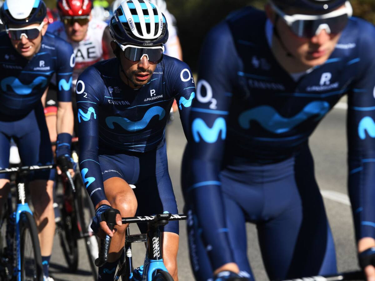 Iván Ramiro Sosa y Alejandro Valverde serán los líderes del equipo Movistar para el Giro de Italia