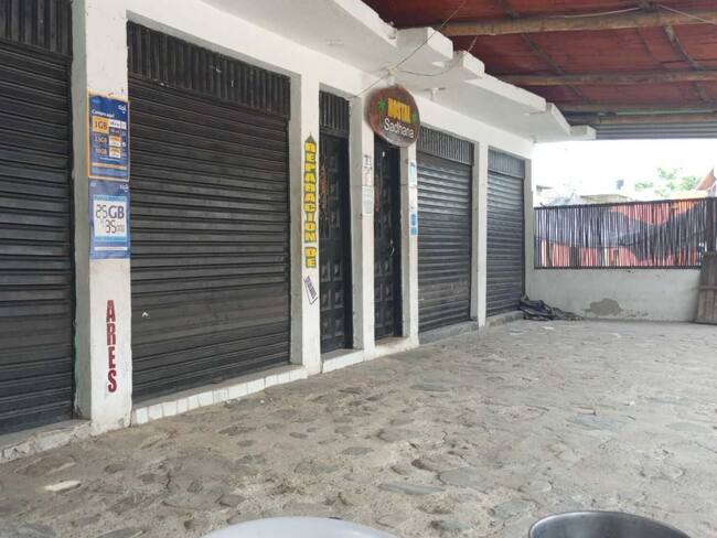 Así estaba el comercio en esta zona/ Lerber Dimas