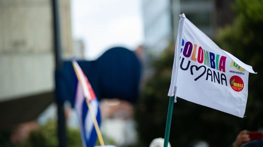 Colombia Humana. Foto: Colprensa / SEBASTIÁN BARROS