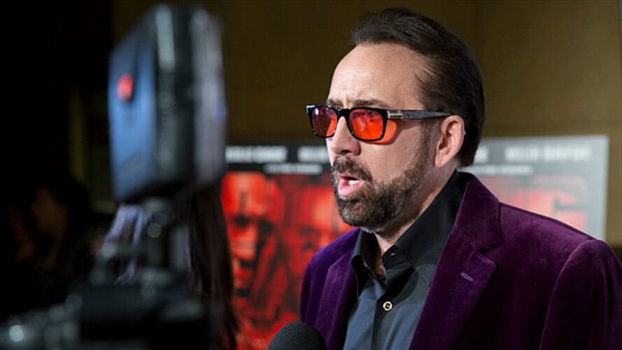 Nicolas Cage sigue trabajando por dinero... y salud mental. Foto: