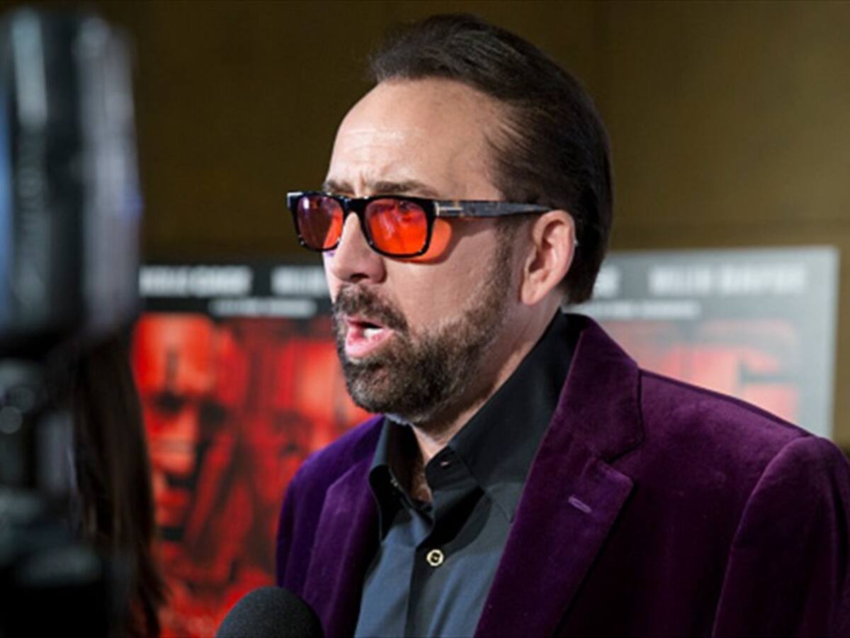 Nicolas Cage sigue trabajando por dinero... y salud mental