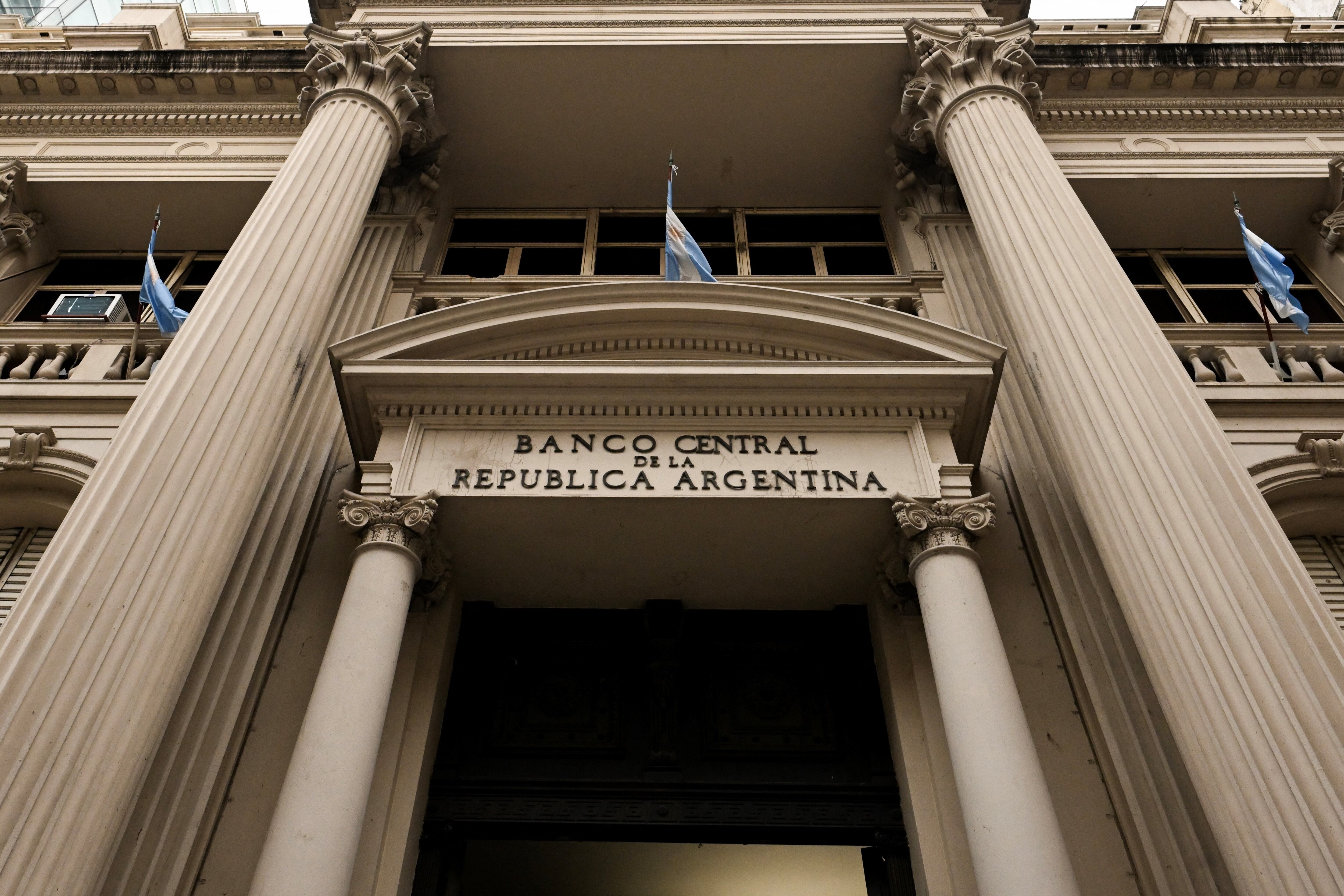 Banco Central de Argentina en Buenos Aires. FOTO: LUIS ROBAYO/AFP via Getty Images