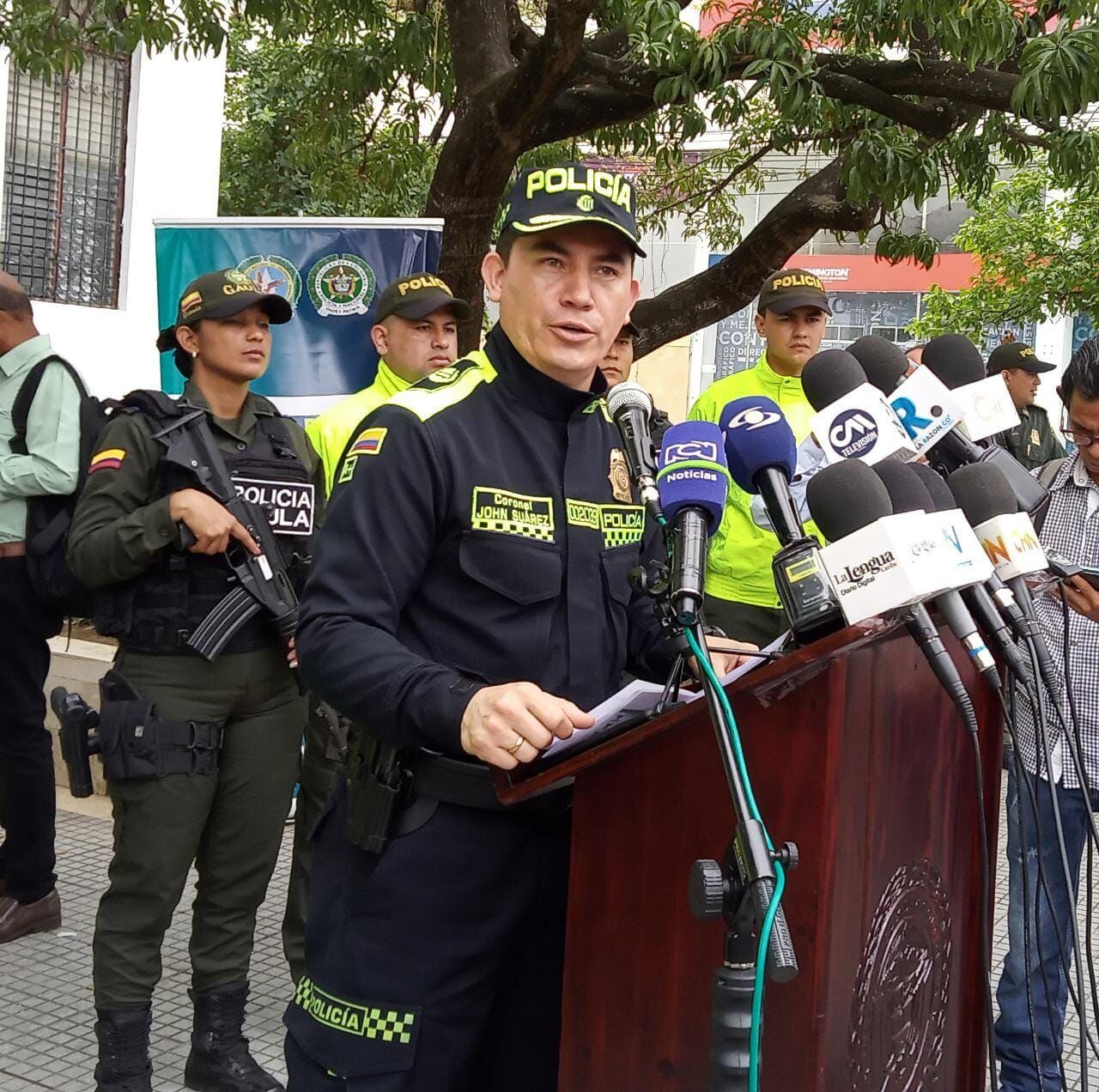 Coronel Jhon Fredy Suárez . Foto W Radio