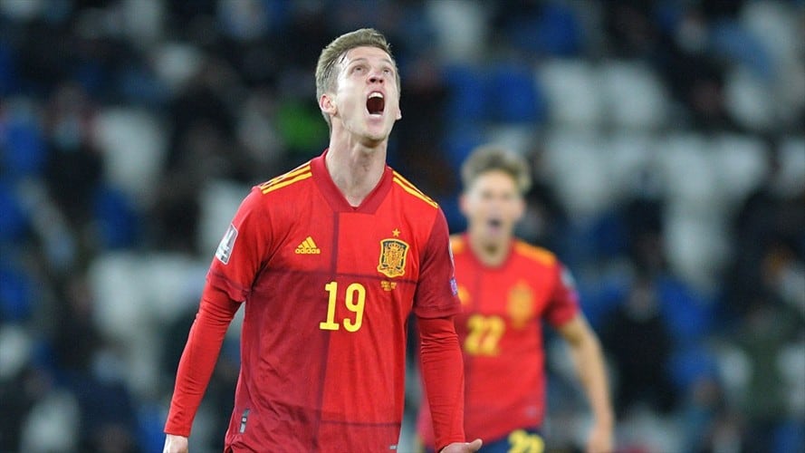 Dani Olmo rescata a España en el descuento ante Georgia. Foto: Getty Images