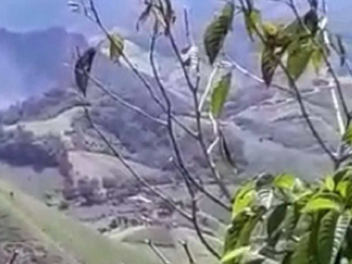 Fuertes combates generan temor en zona rural de Argelia, Cauca