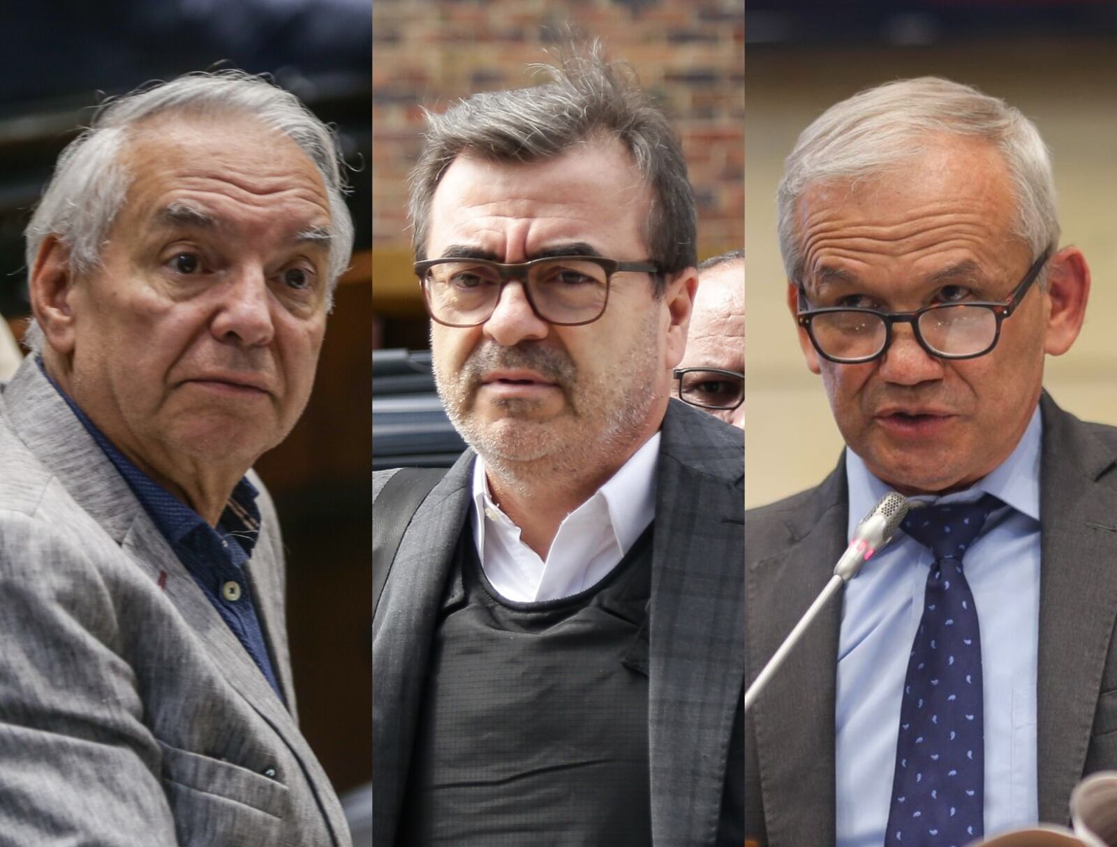 Ricardo Bonilla, Olmedo López y Carlos Ramón González. Fotos: Colprensa