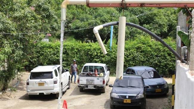 Piden a Fiscalía evitar que continúe robo masivo de agua en Santa Marta. Foto: Suministrada